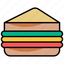 sandwich, bread, fast-food, meal, breakfast, burger, snack, junk-food, tasty