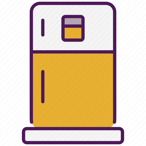 Fridge, refrigerator, freezer, kitchen, appliance, cooler, electronics icon - Download on Iconfinder
