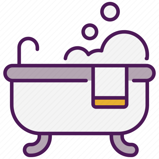 Bathtub, bath, bathroom, shower, tub, water, hygiene icon - Download on Iconfinder