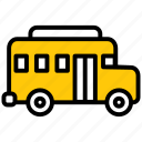 school bus, vehicle, transport, transportation, school, education, travel, public-transport, automobile
