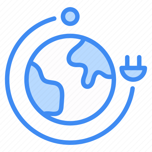 Global energy, ecology, world, global-light, green-power, electricity, earth icon - Download on Iconfinder