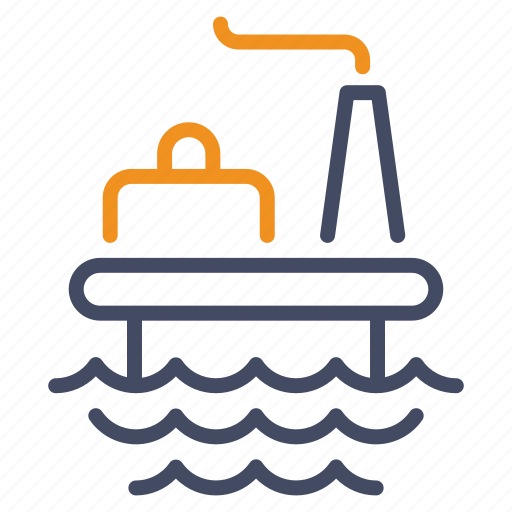Offshore platform, oil-rig, offshore, oil-industry, industry, oil-refinery, offshore-rig icon - Download on Iconfinder