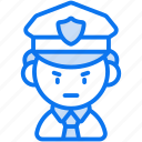policeman, police, cop, security, officer, avatar, law, justice, guard, police-officer