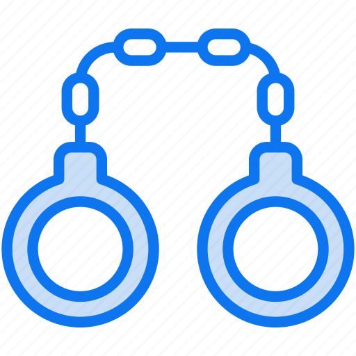 Handcuff, criminal, crime, arrest, handcuffs, chain, prisoner icon - Download on Iconfinder
