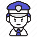 policeman, police, cop, security, officer, avatar, law, justice, guard, police-officer
