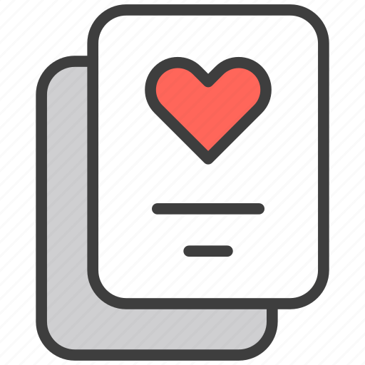 Love card, love, card, heart, love-letter, valentine, valentine-card icon - Download on Iconfinder