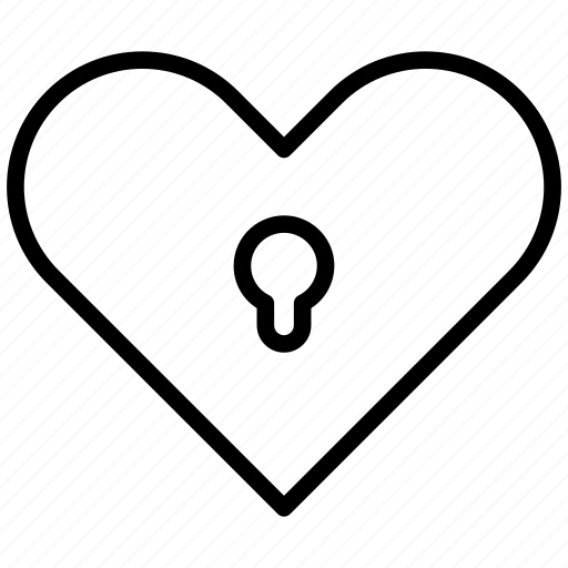 Love lock, love, lock, heart, valentine, heart-lock, padlock icon - Download on Iconfinder