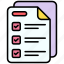 task, list, checklist, business, schedule, document, clipboard, management, planning, report 
