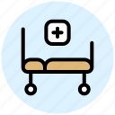 hospital bed, bed, patient-bed, stretcher, medical, healthcare, medical-bed, patient, clinic