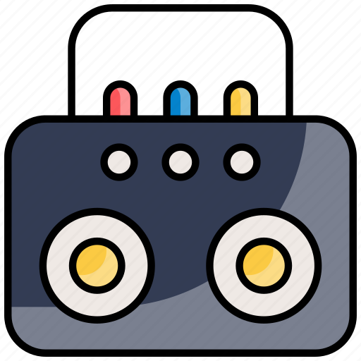 Musicbox, music, device, sound, audio, radio, communication icon - Download on Iconfinder