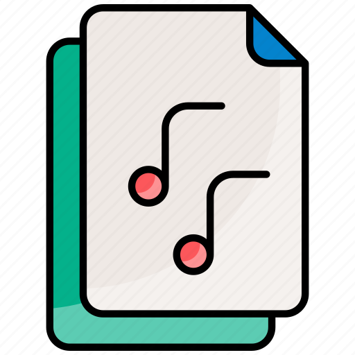 Audio file, file, file-format, format, audio-format, extension, audio-file-format icon - Download on Iconfinder