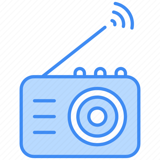 Radio, audio, music, communication, device, sound, antenna icon - Download on Iconfinder