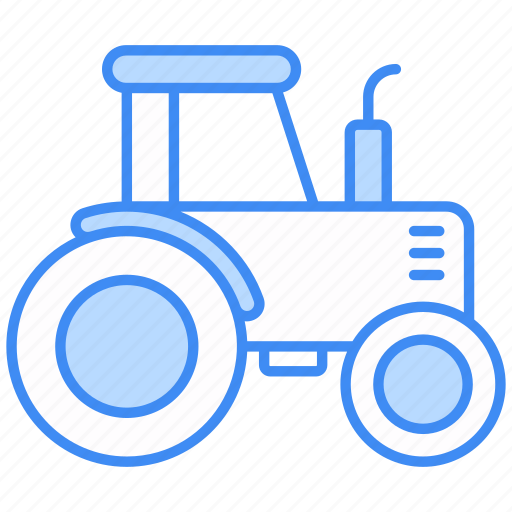 Tractor, vehicle, agriculture, farming, farm, transport, construction icon - Download on Iconfinder