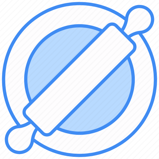 Rolling pin, cooking, kitchen, food, rolling, dough, kitchenware icon - Download on Iconfinder