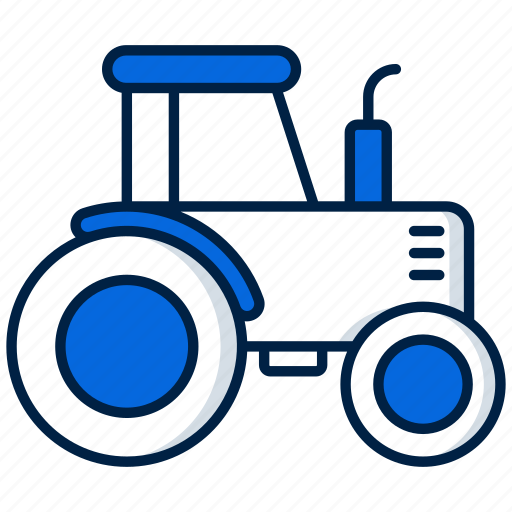 Tractor, vehicle, agriculture, farming, farm, transport, construction icon - Download on Iconfinder