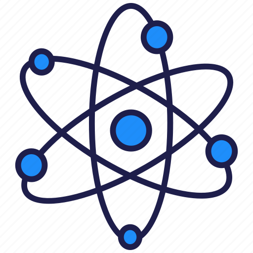 Atom, science, molecule, chemistry, electron, research, laboratory icon - Download on Iconfinder
