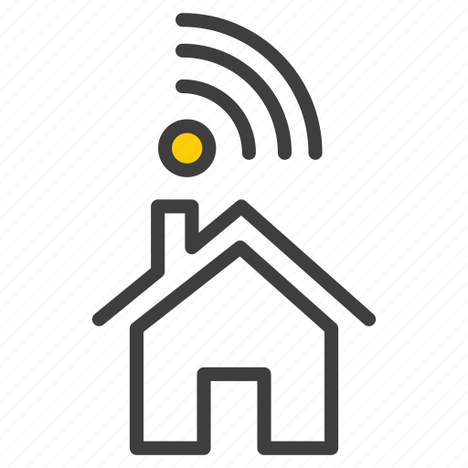 Technology, home, smart-house, house, iot, automation, wireless icon - Download on Iconfinder