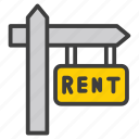 real-estate, rent-signboard, rent, house, property, house-for-rent, home, rental, estate, building