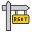 real-estate, rent-signboard, rent, house, property, house-for-rent, home, rental, estate, building 