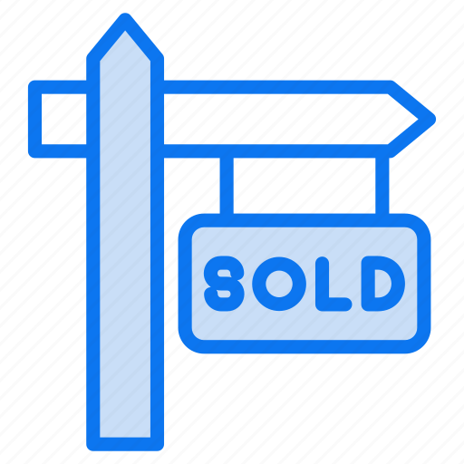 House, property, estate, home, sign, sale, real-estate icon - Download on Iconfinder