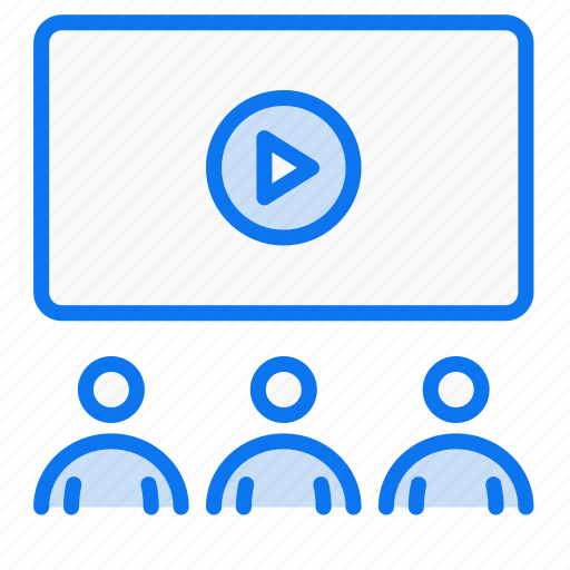 Video class, education, online class, learning, online education, e-learning, online learning icon - Download on Iconfinder