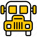 school bus, bus, vehicle, transport, transportation, school, education, public-transport, automobile