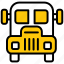 school bus, bus, vehicle, transport, transportation, school, education, public-transport, automobile 