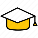 graduation cap, education, graduation, graduation-hat, cap, graduate, degree, study, knowledge