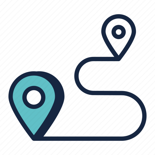 Route, location, map, navigation, direction, road, pin icon - Download on Iconfinder
