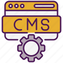 cms, content, management, website, web, technology, system, development, gear