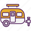 travel trailer, camping, caravan, travel, trailer, camper-van, recreational-vehicle, vehicle, transport 