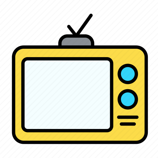 Television, tv, screen, monitor, entertainment, device, display icon - Download on Iconfinder