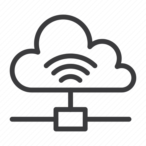 Cloud, network, online, radio, rfid, wireless icon - Download on Iconfinder