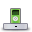 apple, dock, green, ipod