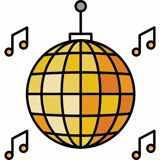 Disco ball, party, disco, disco-light, decoration, celebration, party-ball icon - Download on Iconfinder