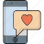 love chat, love, heart, chat, message, love-message, valentine, communication, chatting 