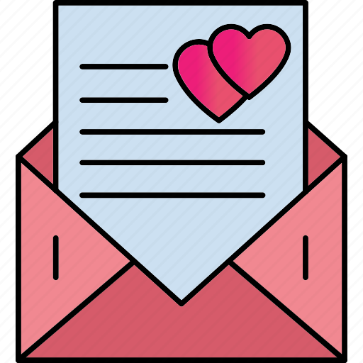 Love letter, romance, love-message, music, face, decoration, mobile icon - Download on Iconfinder