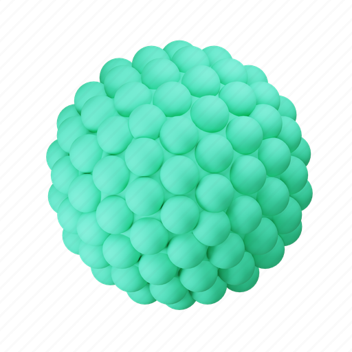 Abstract object, element, magnetic ball, ball, design, form, geometry shape 3D illustration - Download on Iconfinder