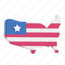 united states, national, geography, independence, usa map