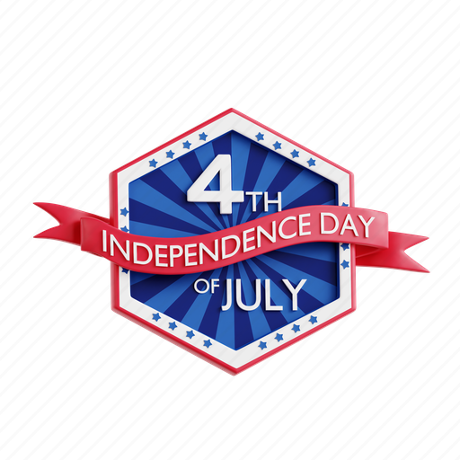 Banner, independence, national, pride, festivity 3D illustration - Download on Iconfinder