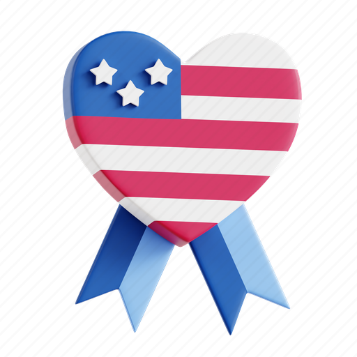 Love, affection, patriotism, devotion, national 3D illustration - Download on Iconfinder