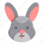 rabbit, bunny, animal 