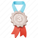 bronze, medal, third place, award, prize, achievement, badge, winner 