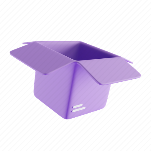 Box, package, shipping, delivery, cardboard 3D illustration - Download on Iconfinder