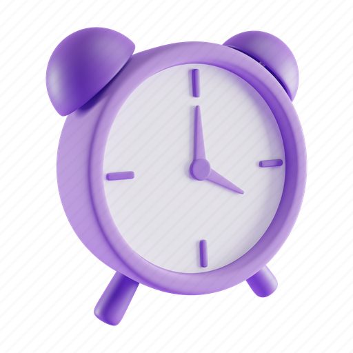 Clock, alarm, circular, time, date 3D illustration - Download on Iconfinder