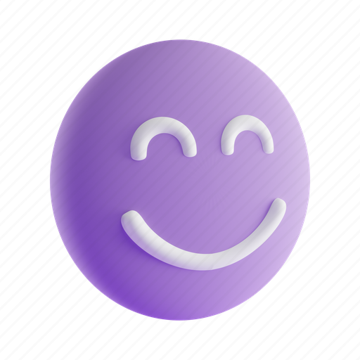 Happy, smileys, emoji, emoticons, feelings 3D illustration - Download on Iconfinder