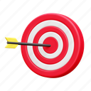 gaol, business, target, strategy, arrow 