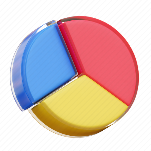 Pie chart, chart, analytics, statistics, diagram 3D illustration - Download on Iconfinder