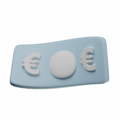 Euro, euro 3d, cash, payment, finance, currency, investment 3D illustration - Download on Iconfinder