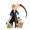 halloween, character, illustration, jack, lantern, concept, night, orange, pumkin 